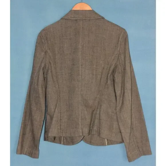 TALBOTS Designer Herringbone Equestrian Blazer Jacket Size 14 NEW!!! - Picture 4 of 6